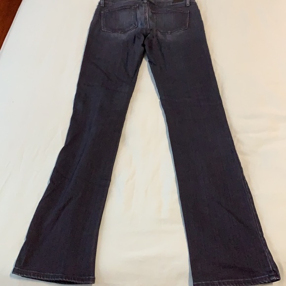 🤩 PAIGE Midlake Skyline Straight leg 34” super soft ink blue stretchy jeans - Picture 4 of 16